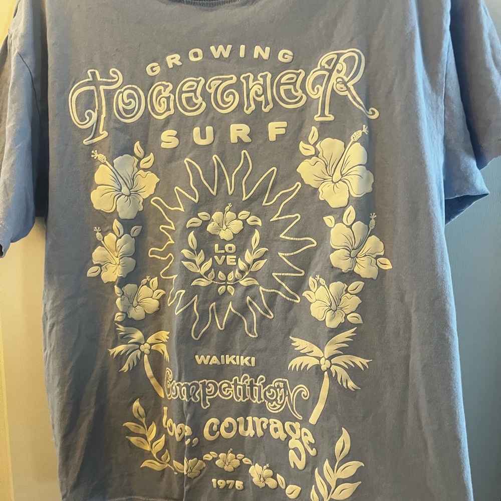Divided Light Blue Tee